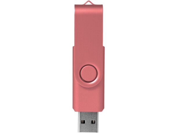 Memoria USB metálica Rotate 4GB con mecanismo rotativo Rosa detalle 35