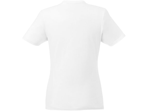 Camiseta de manga corta para mujer ”Heros” Blanco detalle 4
