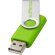 Memoria USB Rotate 2GB con protección giratoria de aluminio Lima/plateado detalle 17