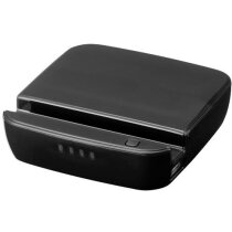 Batería externa 2200 mah con soporte personalizada negro intenso Batería externa 2200 mah con soporte personalizada negro intenso