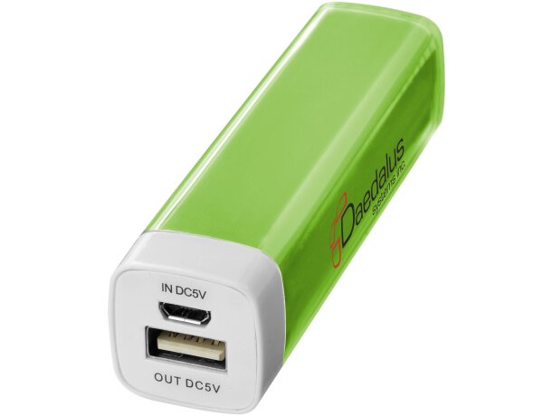 Power bank de plástico modelo flash personalizado