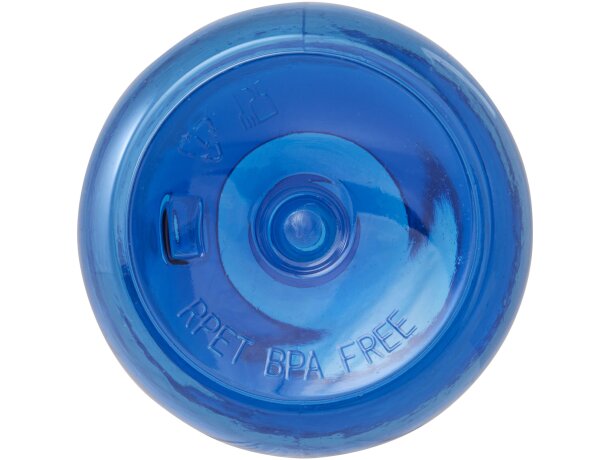 Bidón Ziggs 1000 ml PET reciclado con tapa bambú certificado Azul detalle 8