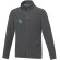 Chaqueta polar reciclada GRS con cremallera hombre Amber Gris tormenta detalle 16