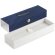 Set bolígrafo y rollerball publicitario metalálico tinta azul Allure Negro intenso detalle 3