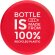 Bidón 750ml Eco Treble con tapa rosca plástico oceánico reciclado Rojo/rojo detalle 26