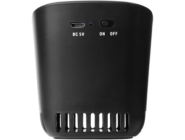 Altavoz Bluetooth® con base de carga inalámbrica Jack Negro intenso detalle 3