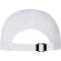 Gorra fit fresca de 6 paneles Blanco detalle 4