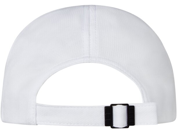 Gorra fit fresca de 6 paneles Blanco detalle 3