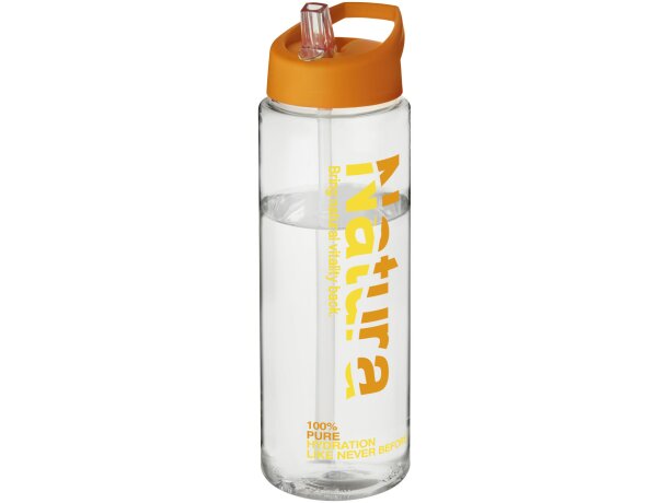 H2O Active® Vibe Bidón deportivo con tapa con boquilla de 850 ml Transparente/naranja detalle 25
