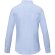 Camisa manga larga mujer Pollux Oxford entallada personalizable Azul claro detalle 8