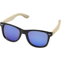 Gafas de sol polarizadas con cristal de espejo de PET reciclado/bambú en caja de regalo Taiyo