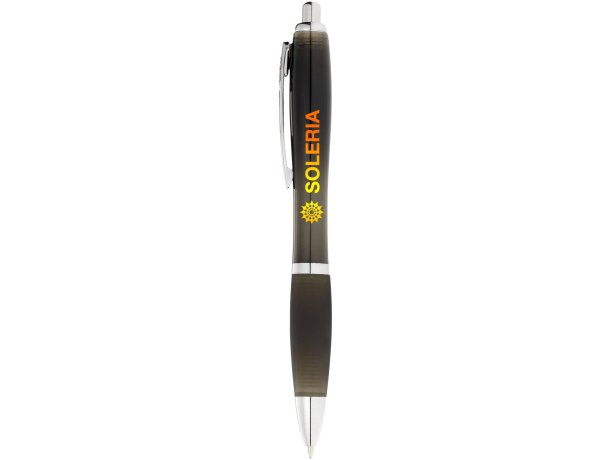 Bolígrafo ergonómico con clip con logo