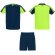 Conjunto deportivo unisex Juve Roly en poliéster transpirable Verde flúor