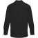 Camisa unisex de pana Alum con bordado y algodón BCI Negro intenso detalle 3