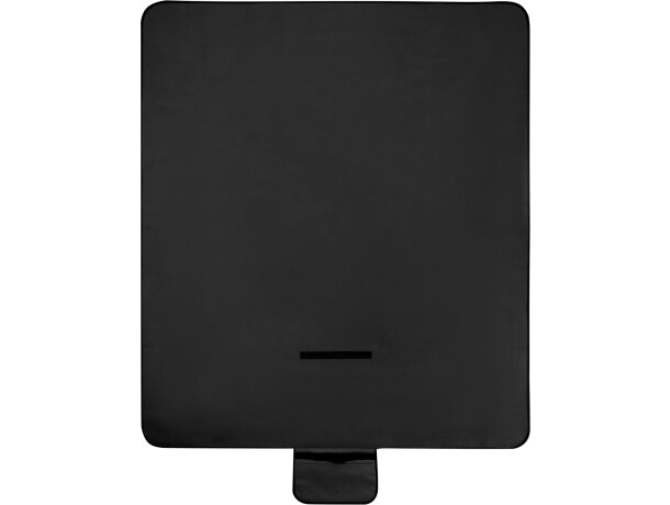 Manta pícnic Salvie de plástico reciclado con certificado GRS Negro intenso detalle 10