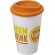 Vaso térmico Americano 350 ml con aislamiento de doble pared Blanco/naranja detalle 37