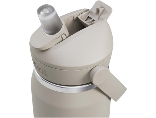 Botella térmica 740ml CamelBak Thrive Flip con pajita abatible Gris claro detalle 11