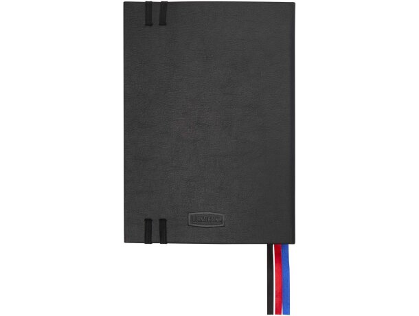 Libreta tapa dura A5 agenda Alder papel certificado FSC Negro intenso detalle 3