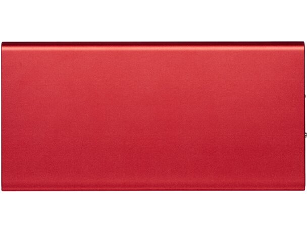 Batería externa de aluminio Plate 8000 mAh con USB tipo C Rojo detalle 24