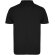 Polo manga corta unisex Austral Roly algodón piqué corporativo Negro intenso detalle 5