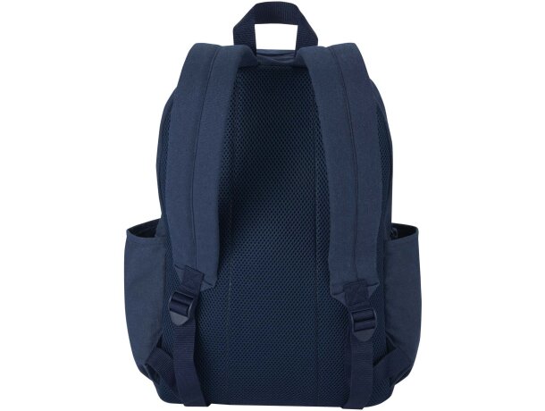 Mochila urbana Recanvas para portátil con materiales reciclados Azul marino detalle 8
