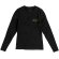 Camiseta de manga larga de mujer ponoka de Elevate 200 gr Negro intenso detalle 15