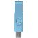 Memoria USB metálica Rotate 4GB con mecanismo rotativo Azul detalle 24