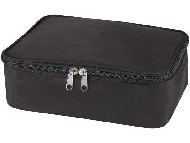 Organizador maquillaje Muse en poliéster reciclado certificado Azul marino detalle 9