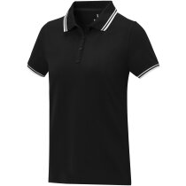 Polo de manga corta con ribete para mujer Amarago personalizada Polo de manga corta con ribete para mujer Amarago personalizada