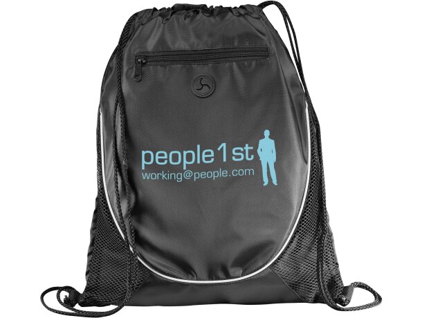 Mochila con cuerdas con lateral de rejilla original