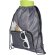 Bolsa con cordón plegable reciclada de 7L Ash Gris mezcla/negro intenso detalle 4