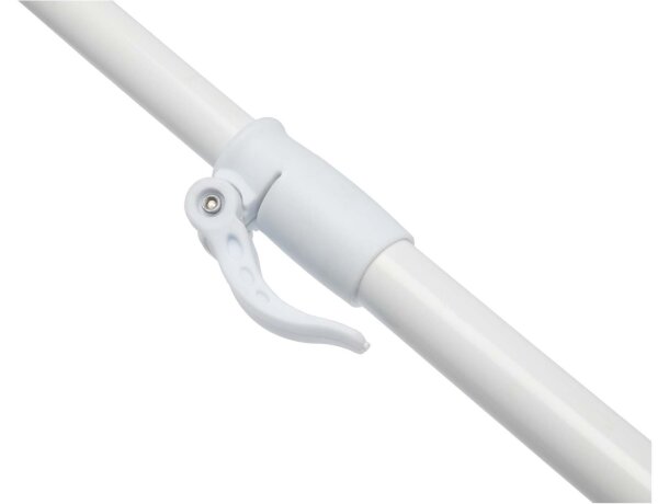 Sombrilla playa Zenith poliéster estructura hierro 162 cm Blanco detalle 25