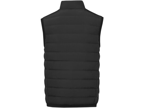 Chaleco aislamiento plumón reciclado hombre Caltha Negro intenso detalle 9