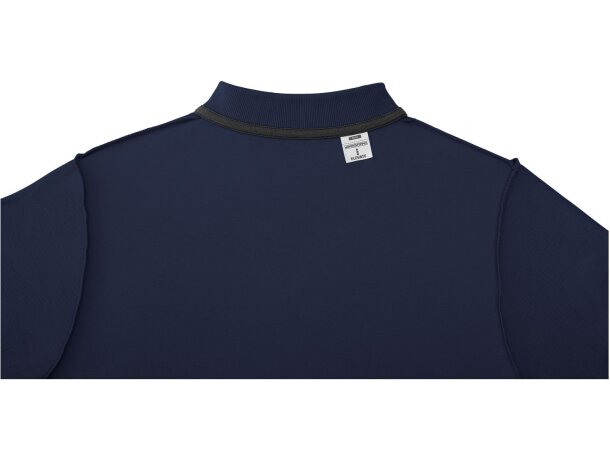 Polo de manga corta para mujer Helios Azul marino detalle 39