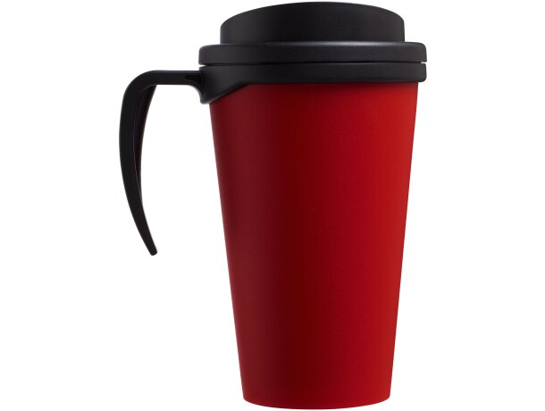 Americano® Vaso térmico grande de 350 ml Rojo/negro intenso detalle 2