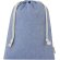 Bolsa regalo Pheebs algodón reciclado certificado GRS 4L Azul mezcla detalle 2