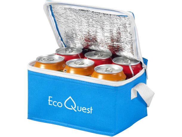 Bolsa isotérmica para 6 latas grabada