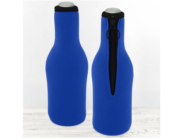 Funda para botellas térmicas de neopreno plegable Fris Azul real detalle 20