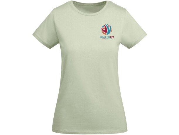 Camiseta mujer algodón orgánico Breda de Roly detalle 19