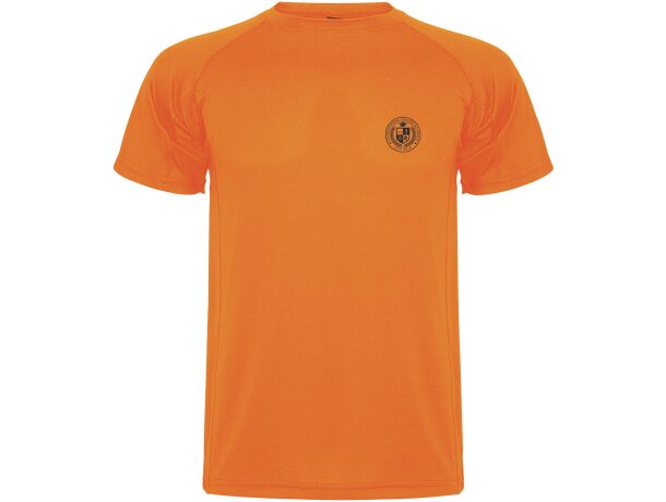 Camiseta deportiva infantil Montecarlo Roly punto piqué detalle 19