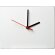 Reloj de pared rectangular Brite-Clock sostenible reciclado Negro intenso detalle 1