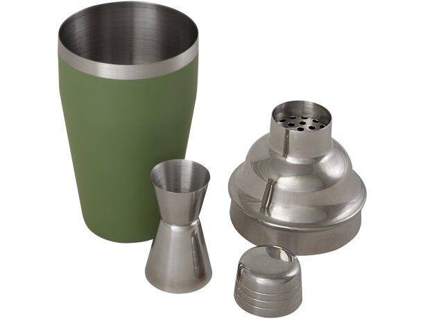 Coctelera acero inoxidable reciclado Gaudie con jigger detalle 17