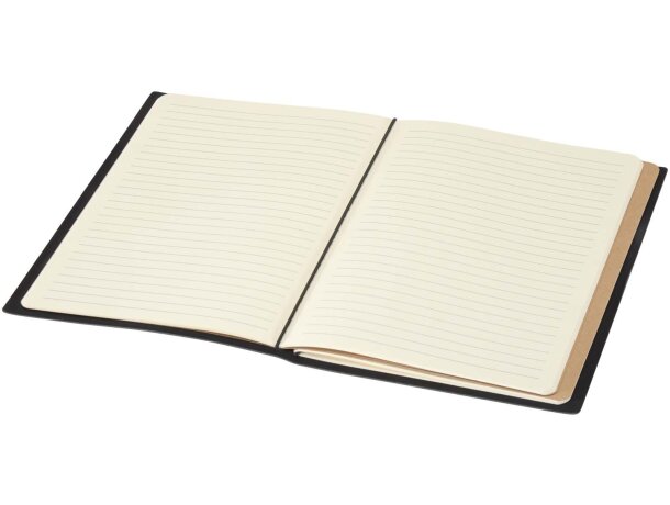 Libreta recargable A5 Slyk con cubierta de plástico reciclado Gris detalle 3