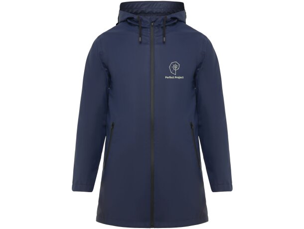 Chubasquero impermeable Sitka Roly con capucha y visera Azul marino detalle 9