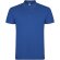 Polo manga corta hombre Star Roly 100% algodón piqué 200 g/m² Azul real
