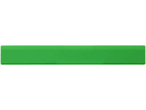 Regla 30 cm Refari plástico reciclado HIPS doble escala Verde detalle 15