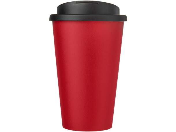 Americano® vaso 350 ml con tapa antigoteo Rojo/negro intenso detalle 2