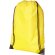 Mochila saco con cuerdas de poliéster 210d Amarillo