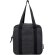 Bolsa nevera 5L Recanvas de algodón y poliéster reciclado GRS Negro intenso detalle 2