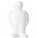 Antiestrés con forma de hombre Blanco detalle 1